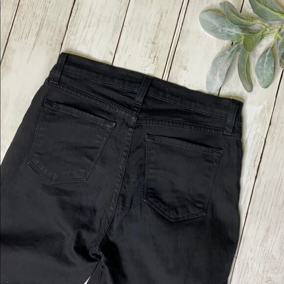 J BRAND Black Maria Hewson skinny Jean Sz 25 - Picture 6 of 6